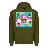 Army Green nobody likes shady beach Premium Hoodie - TumblerDesignByShophia