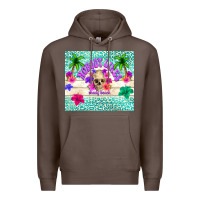 Coffee nobody likes shady beach Premium Hoodie - TumblerDesignByShophia