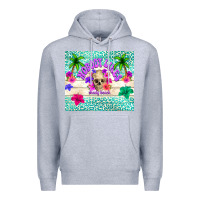 Heather Grey nobody likes shady beach Premium Hoodie - TumblerDesignByShophia