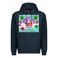 Navy nobody likes shady beach Premium Hoodie - TumblerDesignByShophia