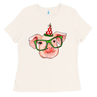Bone pig christmas Ladies Tee - RanaPortraitStore