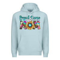 Blue Mist proud nurse mom Premium Hoodie - JahusDesignShop