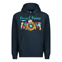 Navy proud nurse mom Premium Hoodie - JahusDesignShop