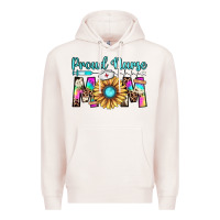 Pale Pink proud nurse mom Premium Hoodie - JahusDesignShop