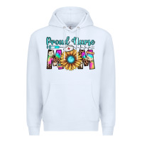 White proud nurse mom Premium Hoodie - JahusDesignShop