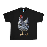 Black Dominique Chicken Urban Heavy Tee - LillyAllenDesigns