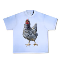 Grape Ice Dominique Chicken Urban Heavy Tee - LillyAllenDesigns