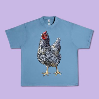 Dominique Chicken Urban Heavy Tee Designed By Lillyallendesigns