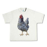 Pistachio Dominique Chicken Urban Heavy Tee - LillyAllenDesigns