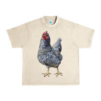 Sandshell Dominique Chicken Urban Heavy Tee - LillyAllenDesigns