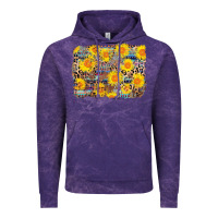 Cloud Purple aztec sunflower leopard background Vintage Hoodie - AdoDesignShop
