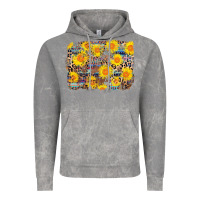 Cloud Rock aztec sunflower leopard background Vintage Hoodie - AdoDesignShop