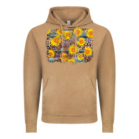 Vintage Camel aztec sunflower leopard background Vintage Hoodie - AdoDesignShop