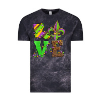 Cloud Black love mardi gras Vintage Tee - Jasminsmagicworld
