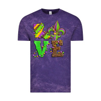 Cloud Purple love mardi gras Vintage Tee - Jasminsmagicworld