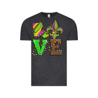 Vintage Black love mardi gras Vintage Tee - Jasminsmagicworld