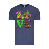 Vintage Denim love mardi gras Vintage Tee - Jasminsmagicworld