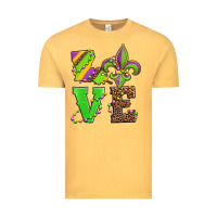Vintage Mustard love mardi gras Vintage Tee - Jasminsmagicworld