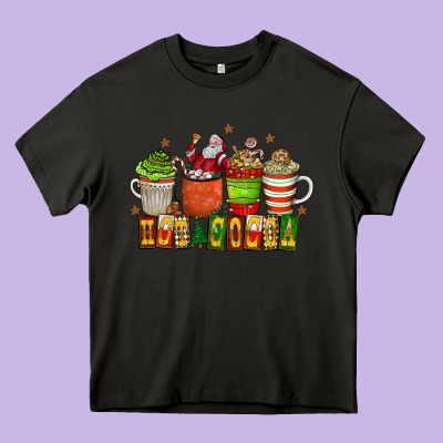 Hot Cocoa Heavy Core Tee Designed By Cowhidedigitalart