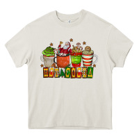 Cream hot cocoa Heavy Core Tee - CowhideDigitalArt