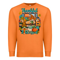 Carrot Thankful Blessed Premium Sweatshirt - texasbilliewilder