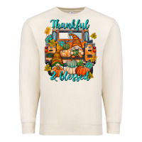 Sandshell Thankful Blessed Premium Sweatshirt - texasbilliewilder