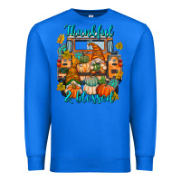True Royal Thankful Blessed Premium Sweatshirt - texasbilliewilder