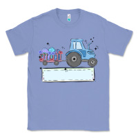 Colony Blue easter tractor boy Classic Tee - MaliasSmallBusiness