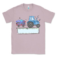 Lilac easter tractor boy Classic Tee - MaliasSmallBusiness