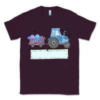 Plum easter tractor boy Classic Tee - MaliasSmallBusiness