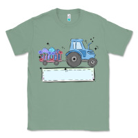 Sage easter tractor boy Classic Tee - MaliasSmallBusiness
