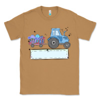 Toasted Coconut easter tractor boy Classic Tee - MaliasSmallBusiness