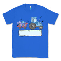 True Royal easter tractor boy Classic Tee - MaliasSmallBusiness