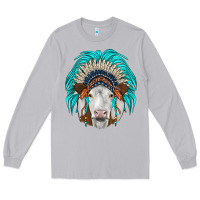 Moon Dust simmental indian headdress Long Sleeve Tee - JahusDesignShop