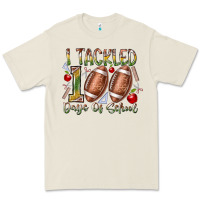 Bone I Tackled 100 Days of School Premium Tee - RacoonDesign