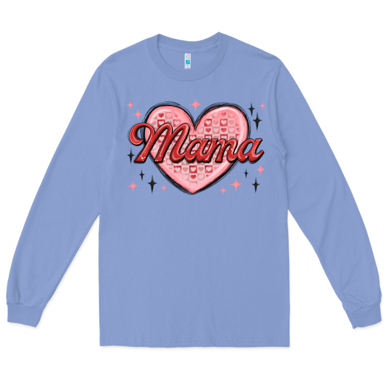 Mama Valentines Long Sleeve Tee by MaliasSmallBusiness | Teevron
