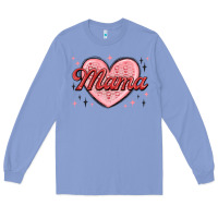 Colony Blue mama valentines Long Sleeve Tee - MaliasSmallBusiness