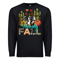 Black Howdy Fall Premium Sweatshirt - texasbilliewilder