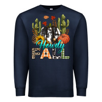 Navy Howdy Fall Premium Sweatshirt - texasbilliewilder