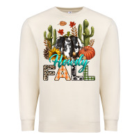Sandshell Howdy Fall Premium Sweatshirt - texasbilliewilder