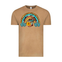 Vintage Camel cowboy boots and hat rainbow Vintage Tee - AdoDesignShop