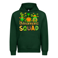 Forest Green St. Patrick's Shenanigans squad gnomies Urban Hoodie - OliviaCreatesArt