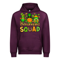 Mauve Wine St. Patrick's Shenanigans squad gnomies Urban Hoodie - OliviaCreatesArt