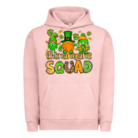 Pigment Salmon St. Patrick's Shenanigans squad gnomies Urban Hoodie - OliviaCreatesArt