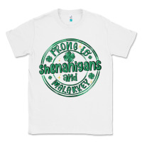 White prone to shenanigans and malarkey Classic Tee - MaliasSmallBusiness