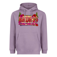 Lavender Badass Mamacita Heavyweight Hoodie - texasbilliewilder