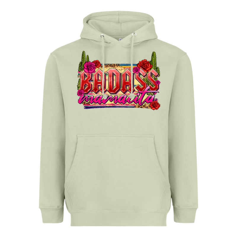 Badass Mamacita Heavyweight Hoodie by texasbilliewilder | Teevron