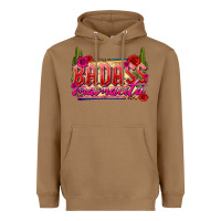 Toasted Coconut Badass Mamacita Heavyweight Hoodie - texasbilliewilder