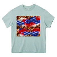 Arona 4th of July USA flag leopard 20oz tumbler Heavy Core Tee - Neo Western