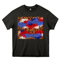 Asphalt 4th of July USA flag leopard 20oz tumbler Heavy Core Tee - Neo Western
